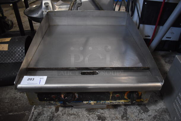 Star Max Stainless Steel Commercial Countertop Electric Powered Flat Top Griddle.