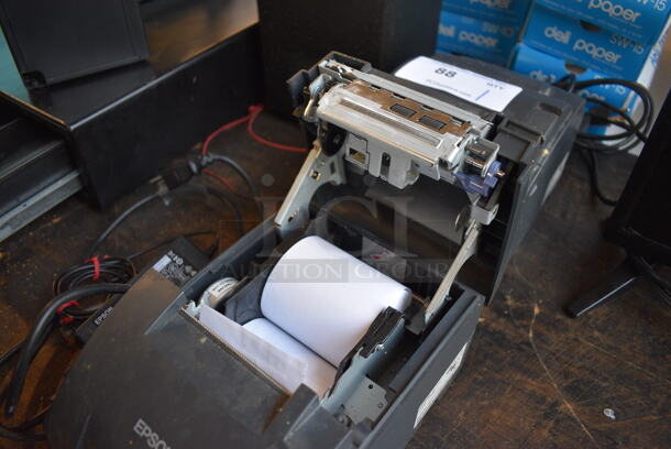 2 Epson Model M188B Receipt Printers. 6.5x9.5x5.5. 2 Times Your Bid! - Image 6 of 6