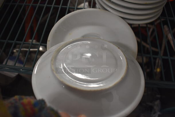 38 White Ceramic Saucers. 7x7x1. 38 Times Your Bid! - Image 3 of 3