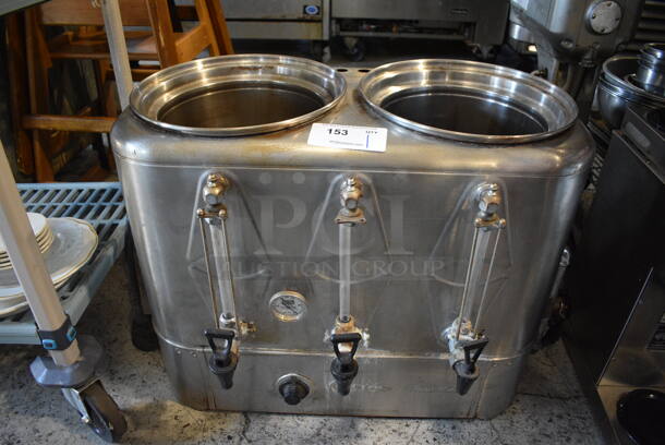 Curtis Stainless Steel Automatic Coffee Urn. 27x18x24