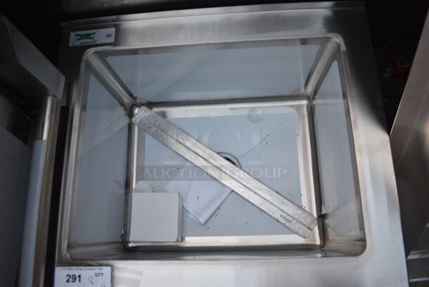BRAND NEW SCRATCH AND DENT! Regency 600SM162012 25" 16-Gauge Stainless Steel One Compartment Floor Mop Sink - 20" x 16" x 12" Bowl - Image 4 of 5