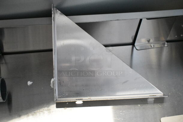 BRAND NEW SCRATCH AND DENT! ServIt 423GST3WELP Stainless Steel Three Pan Open Well Liquid Propane Steam Table with Undershelf - 10,500 BTU.  - Image 7 of 7