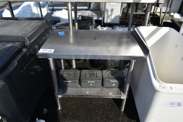 Stainless Steel Commercial Table w/ Under Shelf. - Image 1 of 4