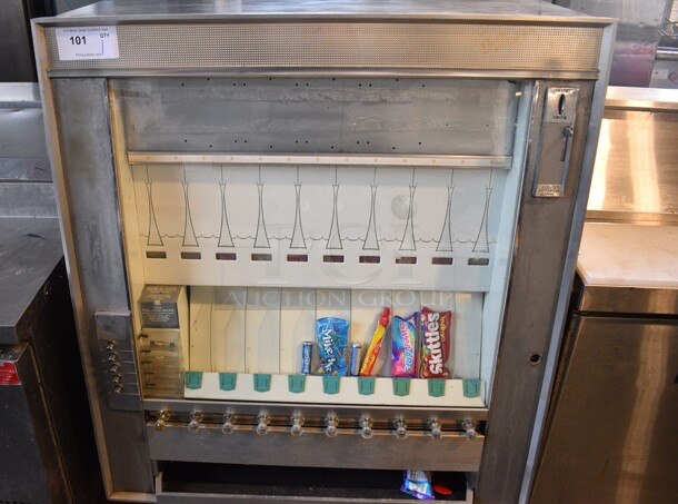 Metal Commercial Floor Style Dry Vending Machine. 36x18x54 - Image 2 of 8