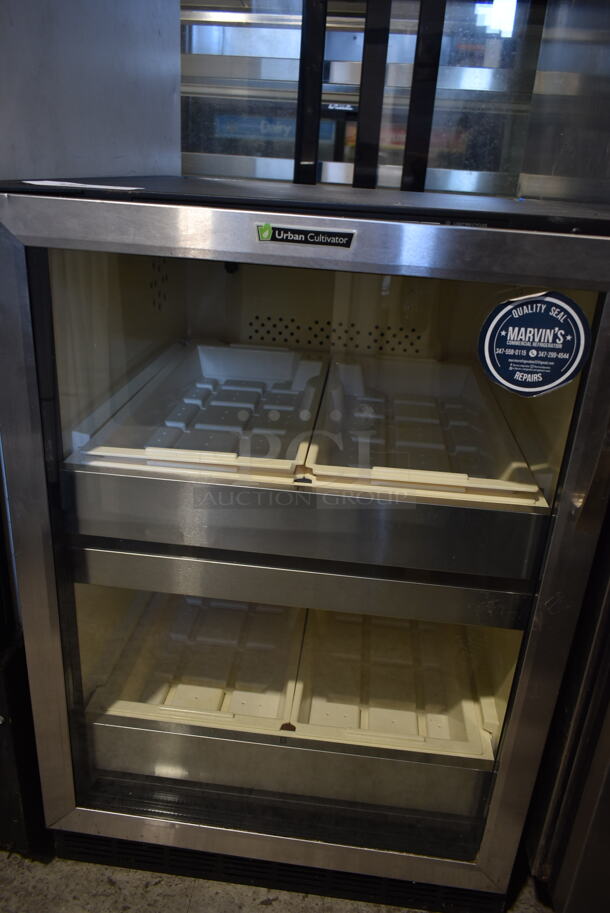 Metal Mini Cooler Merchandiser. Tested and Powers On But Does Not Get Cold
 - Image 2 of 3