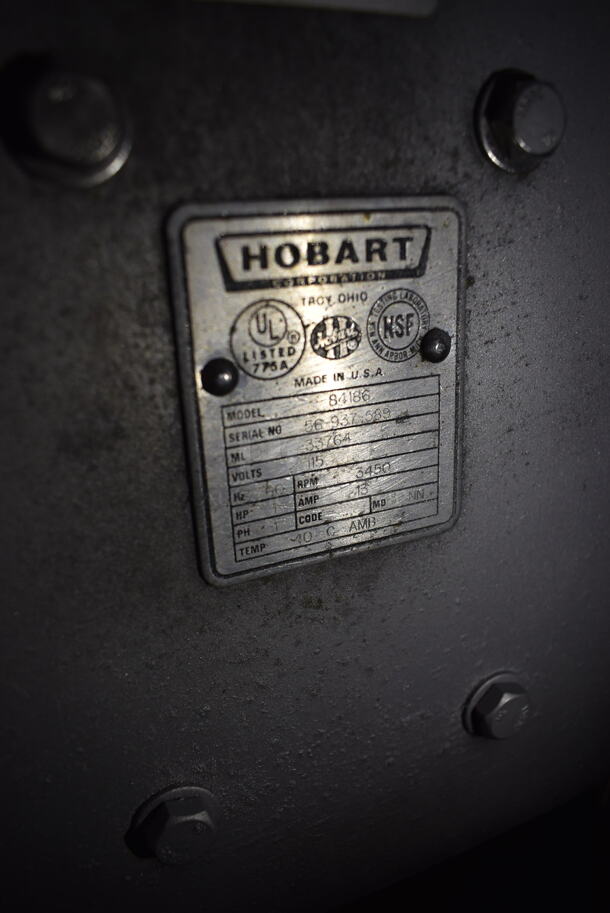 Hobart 84186 Commercial Stainless Steel Electric Countertop Buffalo Chopper. 115V, 1 Phase. Tested and Working! - Image 5 of 5