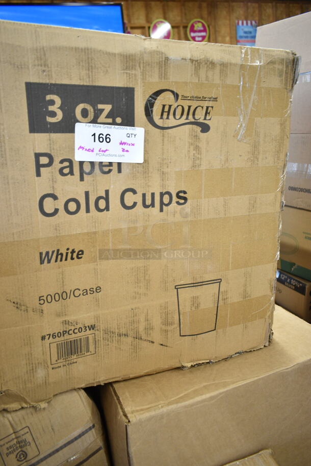 PALLET LOT of 20 BRAND NEW Boxes Including 02122 Marque Napkins, Choice 32 oz Deli Container and Lid, 2 Box Choice Window Sandwich Bakery Bag, 2 Box 433NHT004 Choice Large Size White Plastic T-Shirt, Visoins Black 5" Tasting Forks, 128HD32COMBO ChoiceHD 32 oz. Microwavable Translucent Plastic Deli Container and Lid Combo Pack - 240/Case, 9CPWF Dart White 3 Compartment Famous Service, 760PCC03W Choice White Poly Paper Cold Cup, 5004DNAPWH Choice White Linen-Feel, 500CC20 Choice Clear Plastic Cold Cup, Dart 16RCL Optima White Travel Lid with Reclosable Tab - 1000/Case. 20 Times Your Bid! - Image 12 of 12