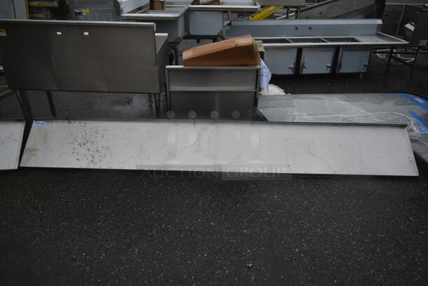Stainless Steel Wall Mount Shelf. - Image 1 of 3