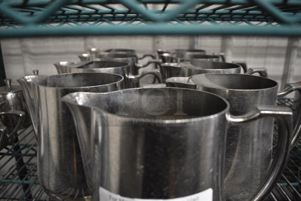 9 Metal Pitchers. 8x5x6.5. 9 Times Your Bid! - Image 3 of 3