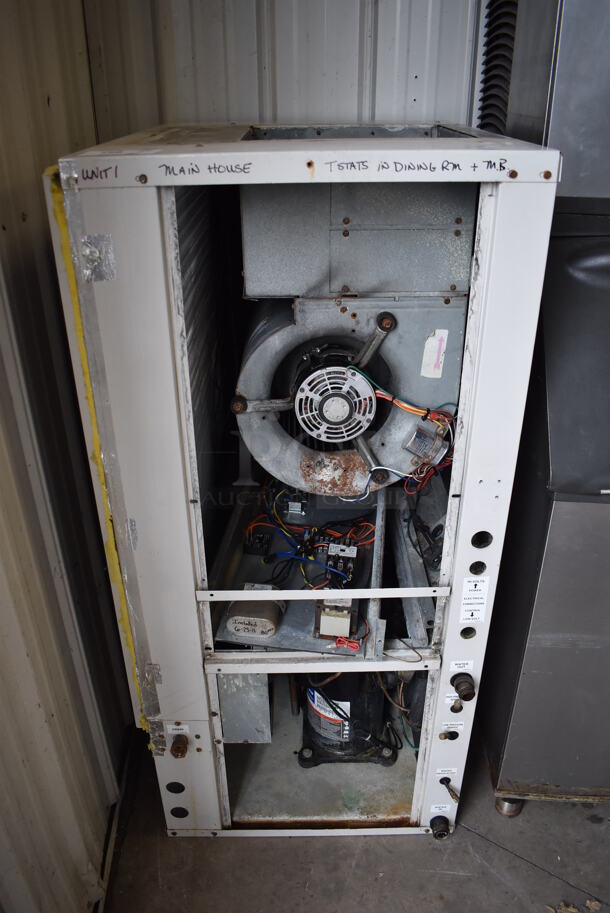 Metal Commercial Water Heater Unit. Has Some New Parts Installed. 220 Volts, 1 Phase. 25x32x55 - Image 1 of 8