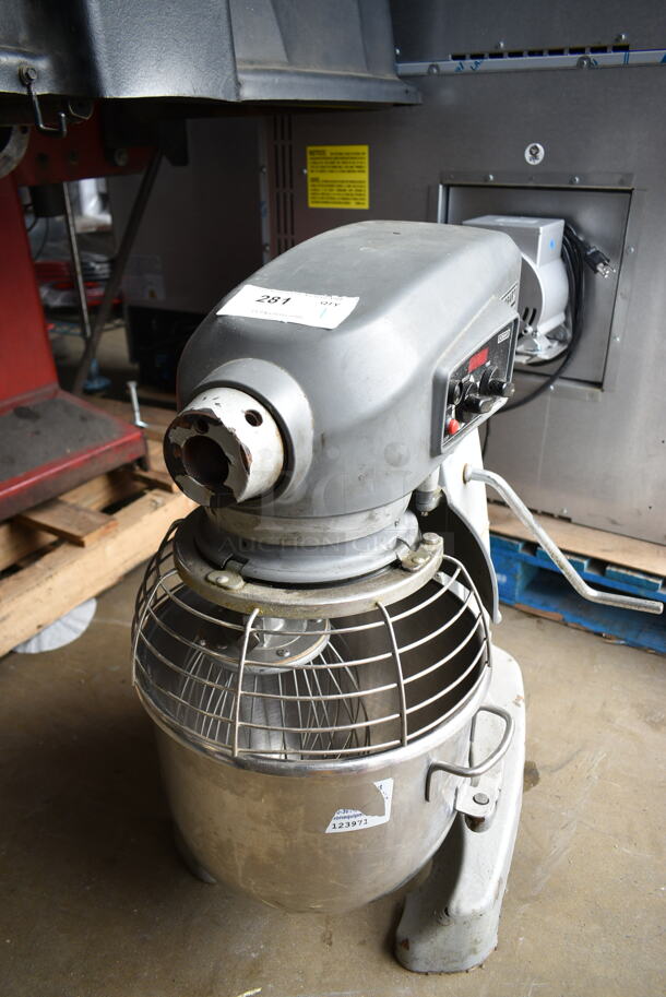 Hobart Legacy HL200 Metal Commercial Countertop 20 Quart Planetary Dough Mixer w/ Stainless Steel Mixing Bowl and Whisk Attachment. 100-120 Volts, 1 Phase. Tested and Working! - Image 1 of 5