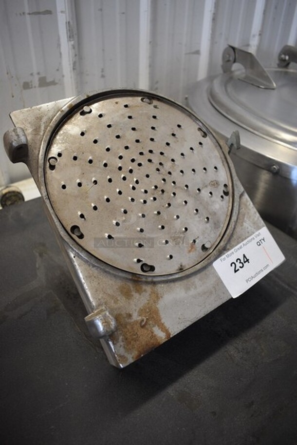 Metal Commercial Pelican Head w/ Grating Blade. Missing Front Piece. 11x8x12. - Image 3 of 4