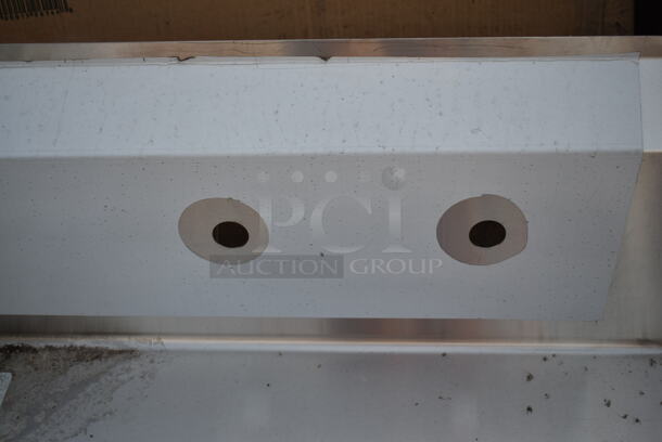 BRAND NEW SCRATCH AND DENT! Regency 600DDT36L 16 Gauge 3' Soiled / Dirty Dish Table - Left Drainboard - Image 6 of 7