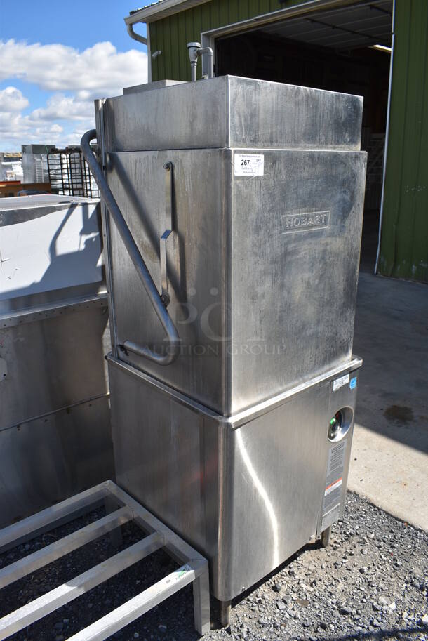 Hobart AM15T Stainless Steel Commercial Straight Pass Through Dishwasher. 208-240 Volts, 3 Phase. 30x28x68 - Image 5 of 7