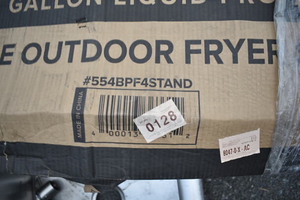 BRAND NEW SCRATCH AND DENT! Backyard Pro 554BPF4STAND Mobile Stand for Outdoor Deep Fryer. May Be Missing Pieces.  - Image 3 of 3