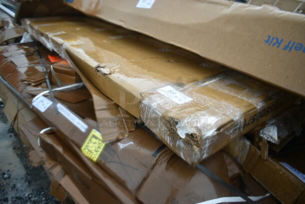 BRAND NEW SCRATCH AND DENT! Avantco 178SSDOS7118 Stainless Steel Double Deck Overshelf - 18" x 70 3/8". May Be Missing Pieces.  - Image 2 of 3