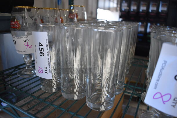 18 Beverage Glasses. 2.5x2.5x6. 18 Times Your Bid! - Image 3 of 3