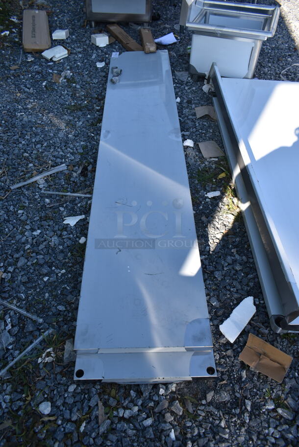 BRAND NEW SCRATCH AND DENT! Regency 600DOS1896 Stainless Steel Commercial 2 Tier Shelf. - Image 2 of 4