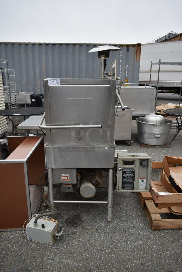 Hobart AM14C Stainless Steel Commercial Corner Pass Through Dishwasher. 208-230 Volts, 3 Phase.  - Image 2 of 11