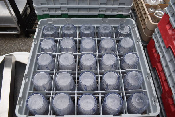 ALL ONE MONEY! Pallet Lot of 22 Various Dish Caddies w/ Various Beverage Glasses and Beverage Tumblers. Includes 19.5x19.5x7.5 - Image 11 of 12