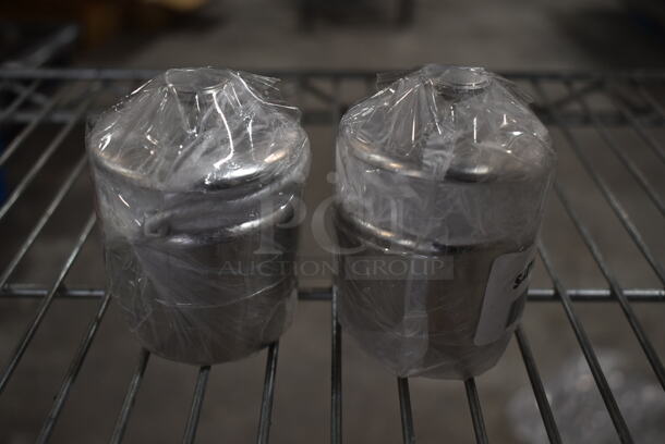 Lot of 2 BRAND NEW! Sambonet 56081-01 Stainless Steel Mustard Pot. - Image 2 of 5