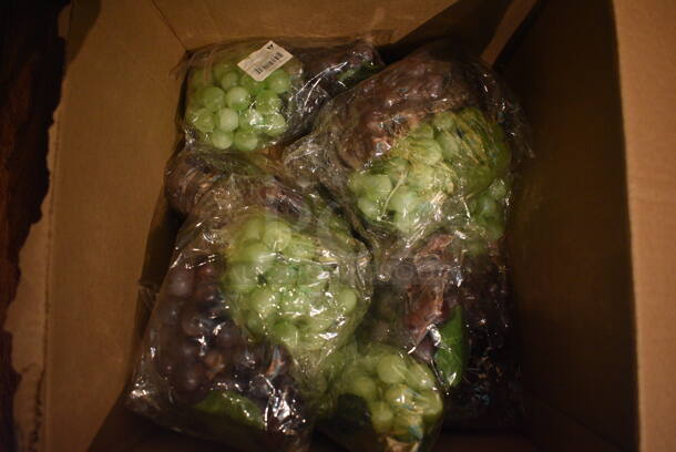 ALL ONE MONEY! Lot of 2 Bins of Fake Grapes. (bar) - Image 2 of 4
