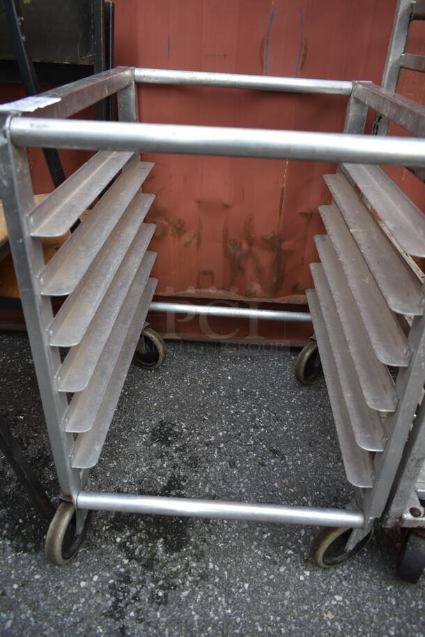Metal Commercial Pan Transport Rack on Commercial Casters.  - Image 4 of 4