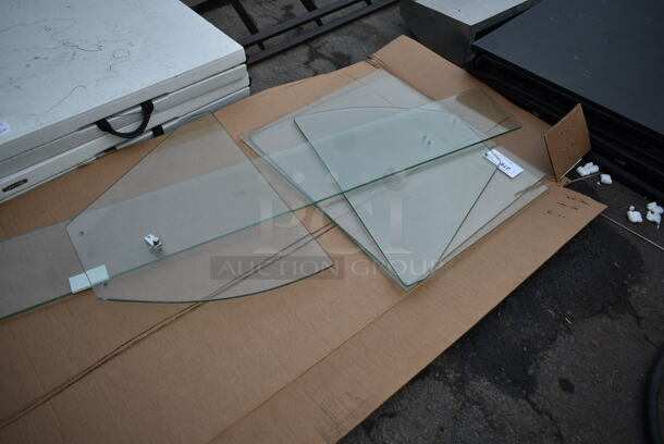 ALL ONE MONEY! Lot of Glass Panels to Sneeze Guard. - Image 3 of 3