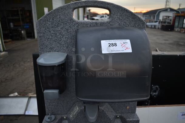 Poly John Gray Poly Sink w/ Soap Dispenser. - Image 6 of 6