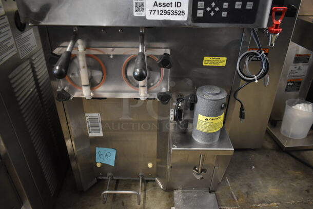 2019 Stoelting SF121-38I2 Stainless Steel Commercial Countertop Air Cooled 2 Flavor w/ Twist Soft Serve Ice Cream Machine w/ Mixing Head Attachment. 208-240 Volts, 1 Phase.  - Image 4 of 7
