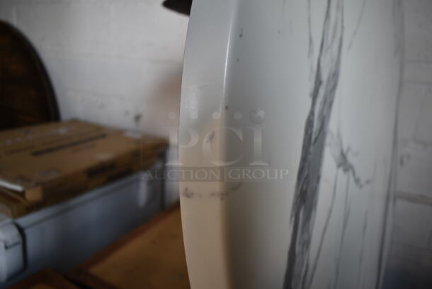 BRAND NEW IN BOX! Holland Outdoor EnduroTops Stone Pattern Round Tabletop. - Image 4 of 8