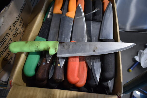 50 SHARPENED Stainless Steel Knives Including Chef. 50 Times Your Bid! - Image 3 of 5