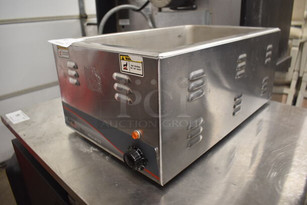 APW Wyott W-3Vi Commercial Stainless Steel Countertop Food Warmer 
With One Pan Well. 120V, 1 Phase. Tested and Working! - Image 3 of 4