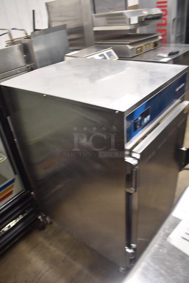2012 Alto Shaam 1000-S Half Size Heat Holding Cabinet With Pan Racks And 1 Pan on Commercial Casters. 120V, 1 Phase. Tested and Working! - Image 2 of 5