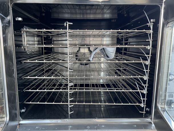 2 BRAND NEW SCRATCH AND DENT! 2022 Garland MCO-GS-10S Master 200 Natural Gas Powered Full Size Convection Ovens w/ View Through Doors, Metal Oven Racks and Thermostatic Controls. 60,000 BTU. 38x38x71. 2 Times Your Bid! - Image 4 of 12