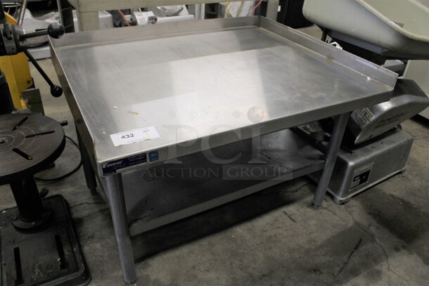 Stainless Steel Commercial Equipment Stand w/ Under Shelf. 36x30x25