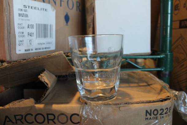 Box of 36 BRAND NEW Arcoroc N0228 Triborough Double old Fashioned Glasses