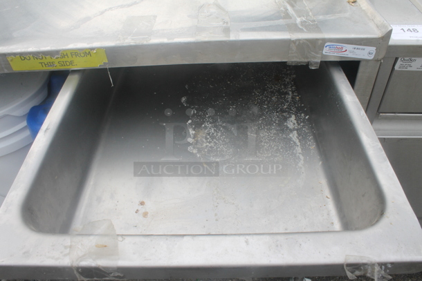 Win-holt Stainless Steel Commercial Table w Under Shelf w/ Drawer on Commercial Casters. - Image 6 of 7