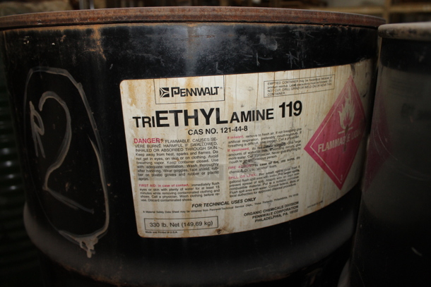 ALL ONE MONEY! PALLET LOT of Various Items Including Extra Pallet and Triethylamine Barrels. BUYER MUST REMOVE. - Image 3 of 4