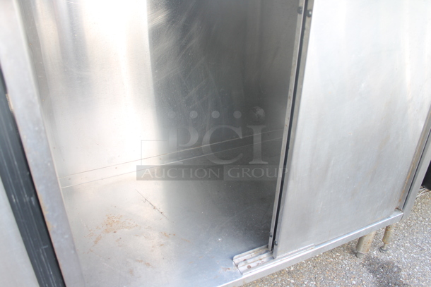 Stainless Steel Commercial Table w/ Back Splash and Under Shelf. - Image 4 of 5