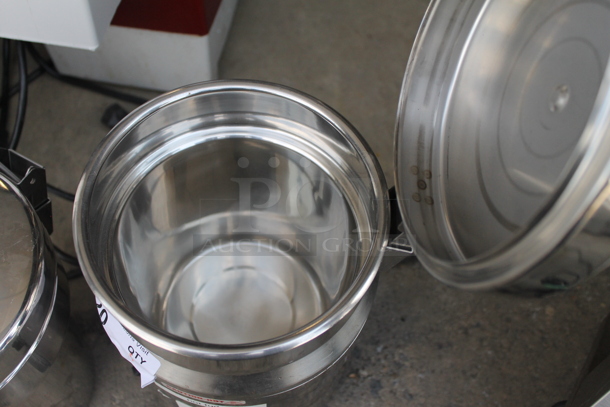 Server FSP Stainless Steel Commercial Countertop Food Warmer w/ 4 Drop Ins. 120 Volts, 1 Phase. Tested and Working! - Image 3 of 5