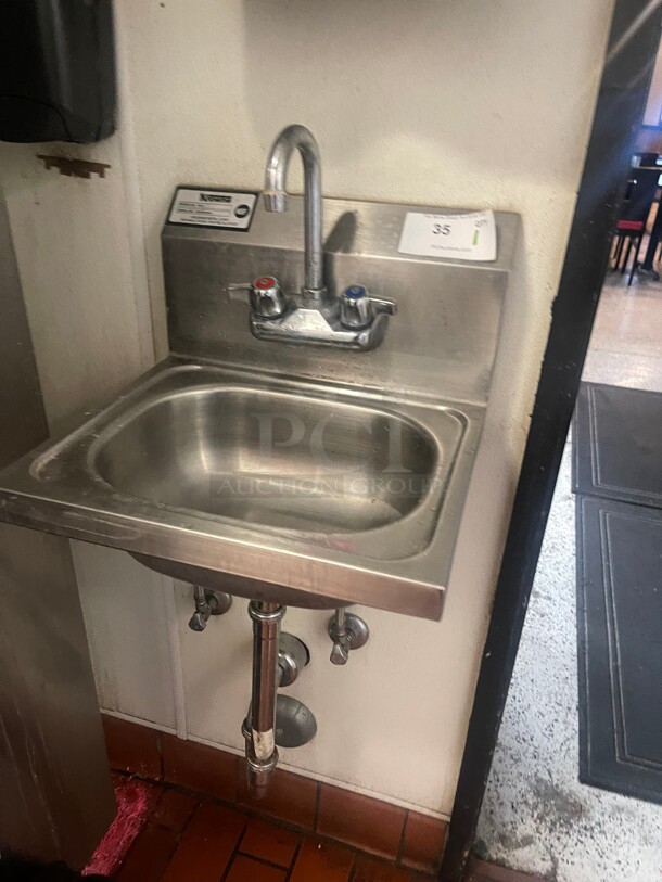Nice! Krowne HS-2 Commercial Stainless Steel Hand Sink NSF - Image 4 of 7