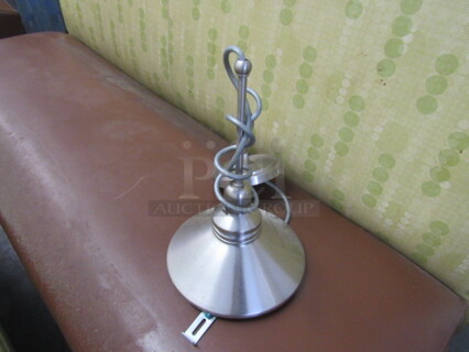 Stainless Steel Pendant Light. 3XBID