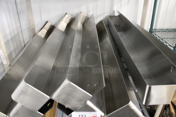 6 BRAND NEW SCRATCH AND DENT! Stainless Steel Speedwells; 3 Double and 3 Single. Includes 41x4x6, 42x8x9.5. 6 Times Your Bid!  - Image 2 of 4
