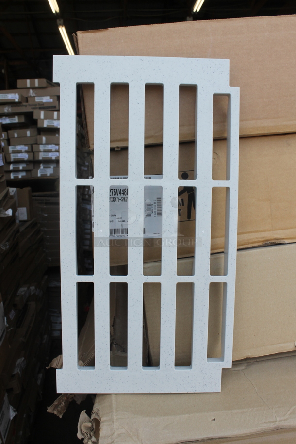 9 BRAND NEW Cambro CPHU214275V4480 Camshelving® Premium High Density Mobile Shelving Unit with 4 Solid Shelves. Stock Picture Used For Gallery Picture. 9 Times Your Bid! - Image 6 of 7