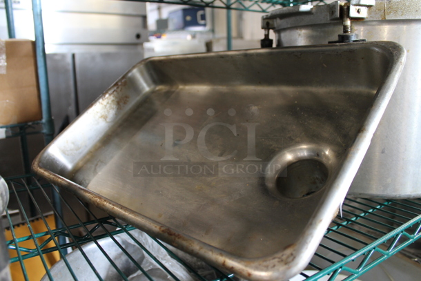 Stainless Steel Commercial Meat Grinder w/ Tray. - Image 2 of 4