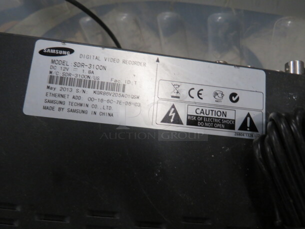 One Samsung Digital Video Recorder, Mouse, And 8 Cameras. #SDR-3100N. #SDC-5340BCN. - Image 6 of 6