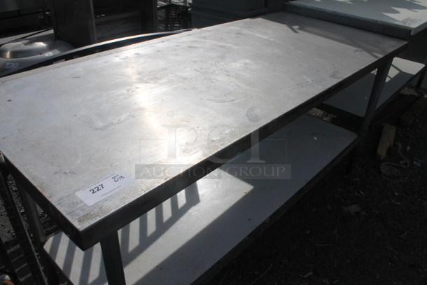 Stainless Steel Table w/ Undershelf - Image 2 of 6