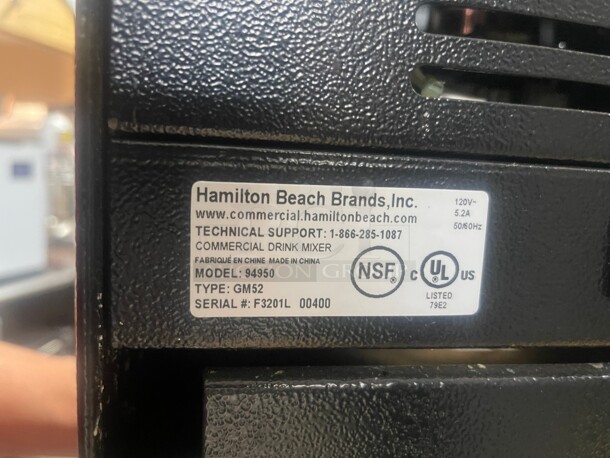 Hamilton Beach Commercial Milk Shake Mixer Missing Parts 115 Volt Tested and Working! - Image 5 of 8