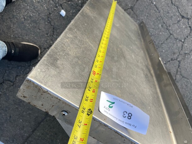 Commercial Stainless Steel Shelve NSF great Shape - Image 5 of 6